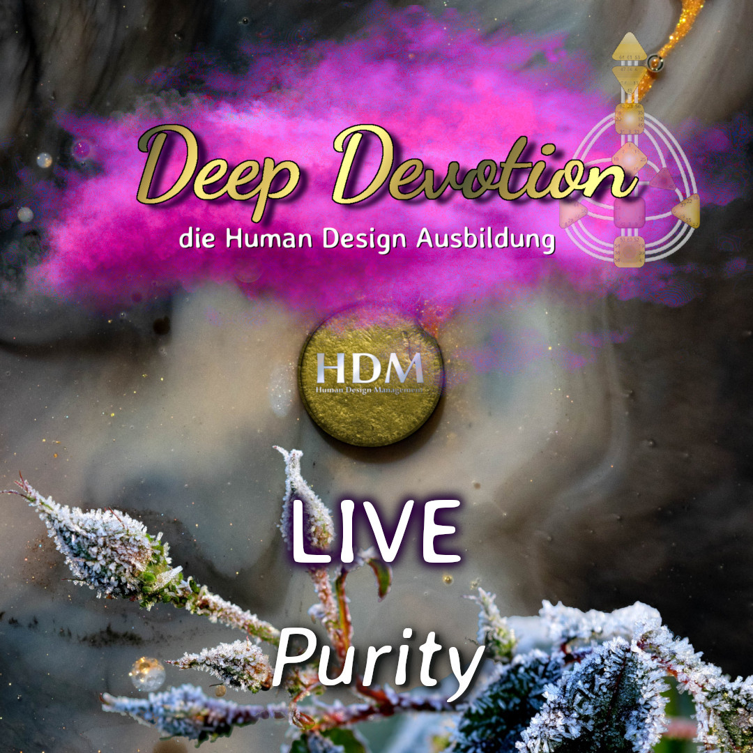 Human Design Ausbildung Deep Devotion Purity Live
